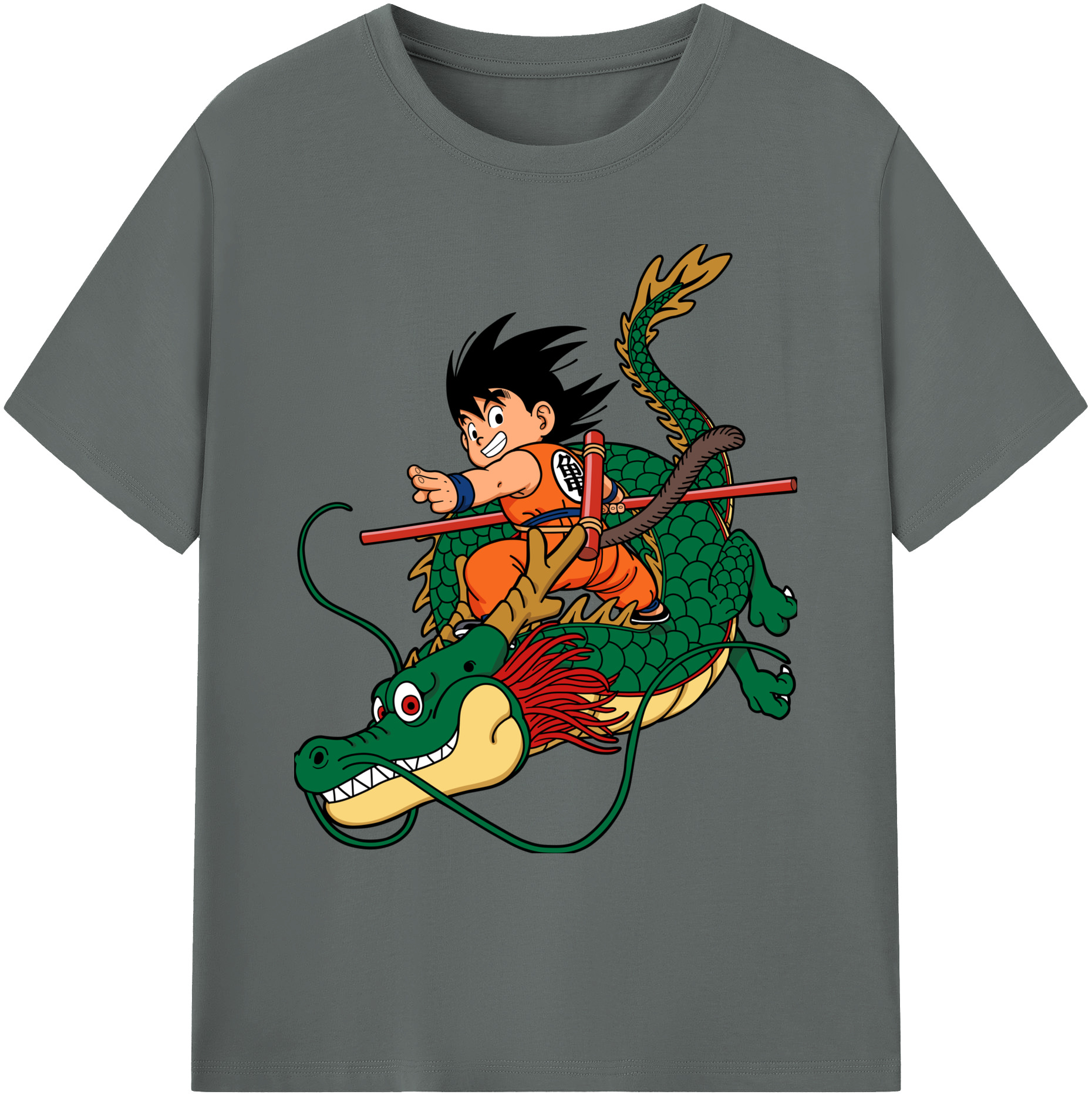 （画像用） ドラゴンボール 孫悟空（そん ごくう）Son Goku カカロット DRAGON BALL Kakarotto 綿100％ メンズ半袖Tシャツ｜肌触りやわらか＆通気性
